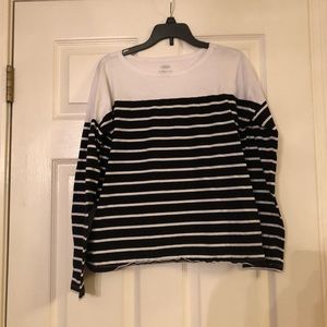 Striped crew neck